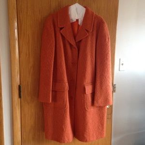 Isaac Mizrahi mohair coat size 12